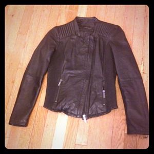 ZARA genuine leather moto jacket size M ZARA genuine leather moto jacket size M