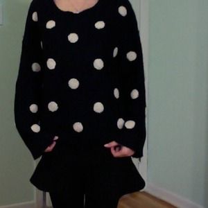 Polka dot navy blue sweater Polka dot navy blue sweater