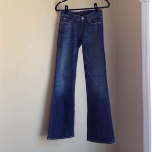 {REDUCED} 7 for all mankind boot cut jeans {REDUCED} 7 for all mankind boot cut jeans