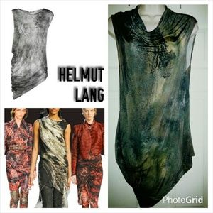 Helmut Lang Oxide Twisted Mini Dress Top Helmut Lang Oxide Twisted Mini Dress Top