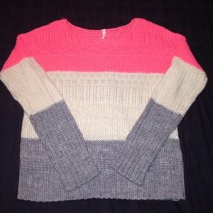 Willow & Clay colorblock knit sweater Willow & Clay colorblock knit sweater