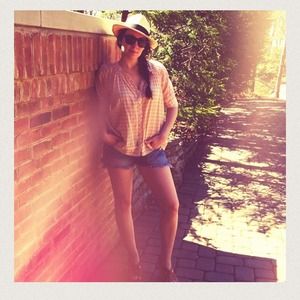 Joe's Jeans Tops - JOES Pink Gingham Blouse Joe's Jeans Tops - JOES Pink Gingham Blouse