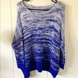 Ombre Hi-Lo Batwing Sweater Ombre Hi-Lo Batwing Sweater