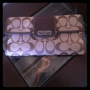 Authentic Coach wallet with checkbook Authentic Coach wallet with checkbook