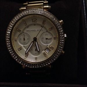 Michael Kors Chronograph gold tone watch Michael Kors Chronograph gold tone watch