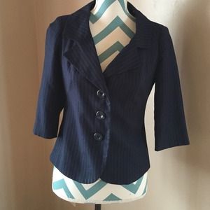 merona pin stripe navy professional jacket merona pin stripe navy professional jacket