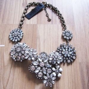 host pick J crew flower lattice necklace host pick J crew flower lattice necklace