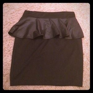 Hot!!! Leather Peplum skirt Hot!!! Leather Peplum skirt