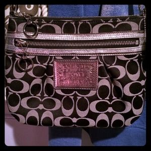 coach poppy black crossbody bag coach poppy black crossbody bag