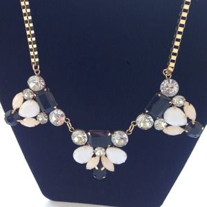 Black, cream and peach statement necklace. New. Black, cream and peach statement necklace. New.