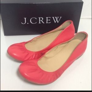 j.crew CeCe poppy red ballet flats j.crew CeCe poppy red ballet flats
