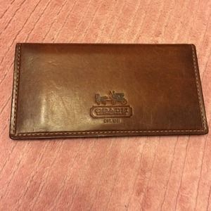 Original Coach checkbook wallet Original Coach checkbook wallet