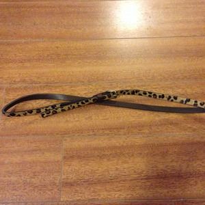 Madewell calf hair leopard belt Madewell calf hair leopard belt