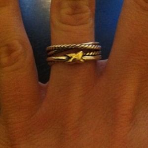 David Yurman crossover ring David Yurman crossover ring