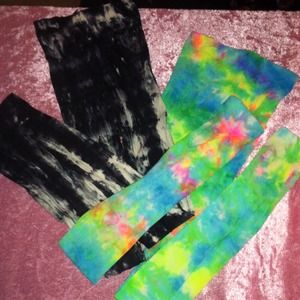 Footless tye dye Tights Small Free with purchase Footless tye dye Tights Small Free with purchase
