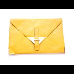 Aosos Canary yellow clutch purse Aosos Canary yellow clutch purse