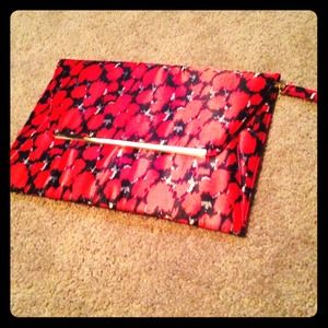 NEW Black/Red Envelope ASOS Clutch (bag/purse) NEW Black/Red Envelope ASOS Clutch (bag/purse)
