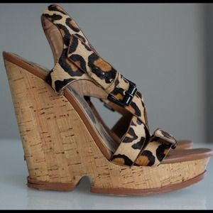 Sam Edelman leopard print wedges Sam Edelman leopard print wedges