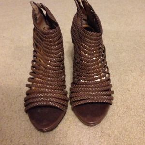 Reduced Zara caged heels. Like new. Reduced Zara caged heels. Like new.