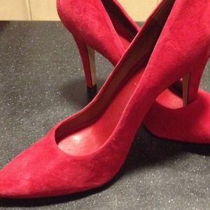 Cranberry suede shoes Cranberry suede shoes