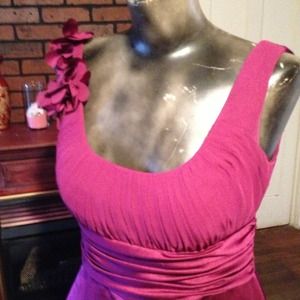 Burgundy colored long flowing dress Burgundy colored long flowing dress