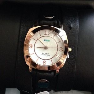 La Mer Collections Black Odyssey Wrap Watch La Mer Collections Black Odyssey Wrap Watch