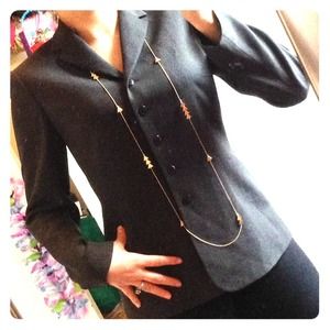 Sophisticated! Charcoal grey blazer! Sophisticated! Charcoal grey blazer!