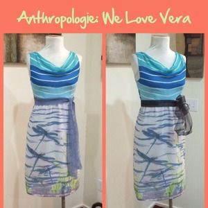 Anthro "Darting Dragonflies Dress" by We ❤️ Vera Anthro "Darting Dragonflies Dress" by We ❤️ Vera
