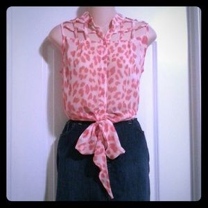 Poof Couture Tops - Host Pick 7/26! Trendy tie-front sleeveless top! Poof Couture Tops - Host Pick 7/26! Trendy tie-front sleeveless top!