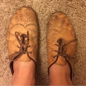 { rag and bone } brown leather oxfords { rag and bone } brown leather oxfords