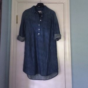 J. Crew Dresses & Skirts - J.Crew chambray shirtless J. Crew Dresses & Skirts - J.Crew chambray shirtless