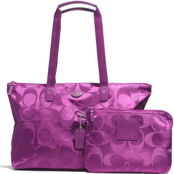 26 off Coach Handbags Getaway signature Packable weekender bag from Chai 👗's closet on Poshmark