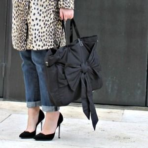 by malene birger Handbags - By Malene Birger Black Bow Tote by malene birger Handbags - By Malene Birger Black Bow Tote