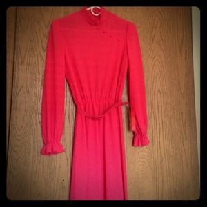 Hot pink vintage dress Hot pink vintage dress