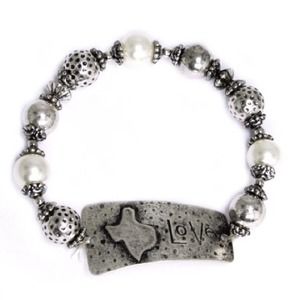Love Inscribed Silver Bracelet Love Inscribed Silver Bracelet