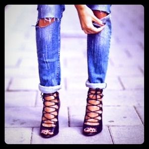 Zara Shoes - Zara Lace Up Heels Zara Shoes - Zara Lace Up Heels