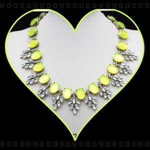 Neon Crystal Statement Necklace Neon Crystal Statement Necklace