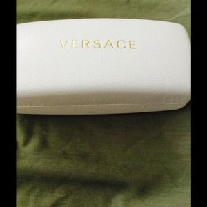 Versace white Sunglasses Case Versace white Sunglasses Case