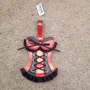  Host Pick Corset Luggage Tag Red/Black Host Pick Corset Luggage Tag Red/Black