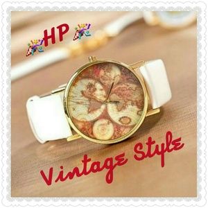 Host Pick Vintage Old World Map Watch Host Pick Vintage Old World Map Watch