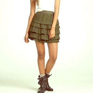 J. Crew Dresses & Skirts - J. Crew Forest Green Layered Mini J. Crew Dresses & Skirts - J. Crew Forest Green Layered Mini