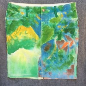 Anthropologie hand painted skirt Anthropologie hand painted skirt