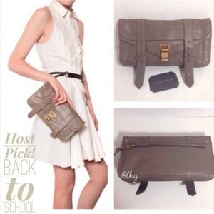 Proenza Schouler PS1 Pochette Clutch - Smoke Proenza Schouler PS1 Pochette Clutch - Smoke