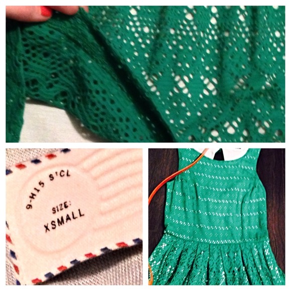 Anthropologie Dresses & Skirts - Anthropologie green eyelet dress 5 Anthropologie Dresses & Skirts - Anthropologie green eyelet dress 5