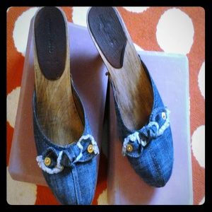 Miu Miu kitten heel clogs Miu Miu kitten heel clogs