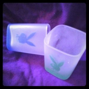 Set of 2 Playboy shot glasses Set of 2 Playboy shot glasses