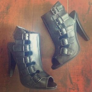 Shoes - Open toe ankle booties Shoes - Open toe ankle booties