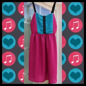 Exhilaration Dresses & Skirts - Super Cute Tri-Color Dress in Size XL. Exhilaration Dresses & Skirts - Super Cute Tri-Color Dress in Size XL.