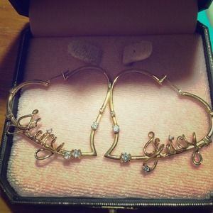 Juicy Couture hoops earrings Juicy Couture hoops earrings