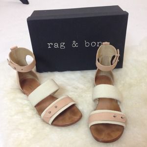 SALE! Rag & Bone Canvas Leather Sandals SALE! Rag & Bone Canvas Leather Sandals
